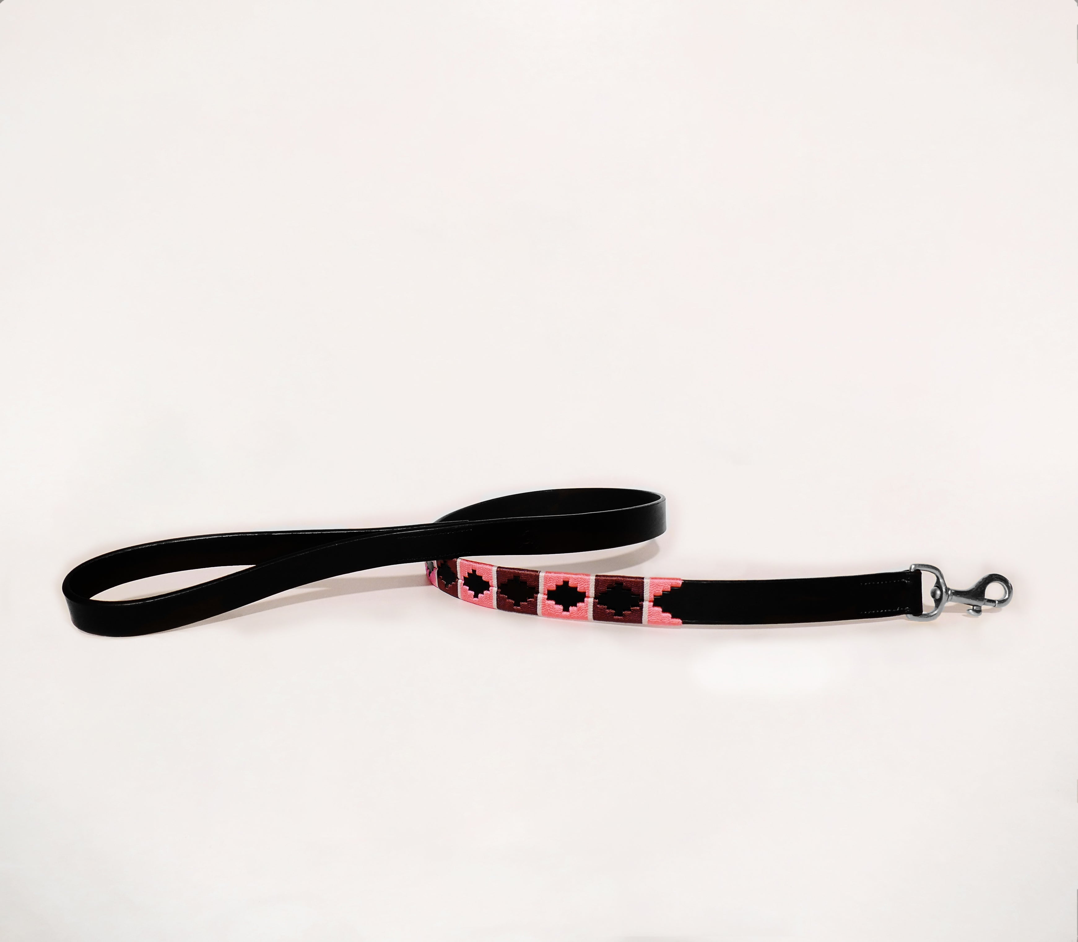 Polo collar - Rosado (incl. free leash - black)